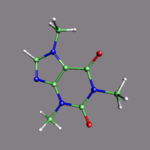 estructura molecular de la cafeina estructura molecular de la cafeina