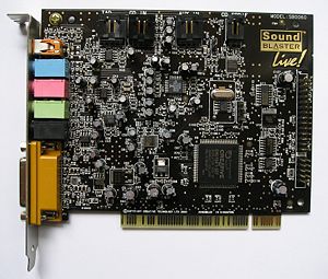 tarjeta de sonido sound card