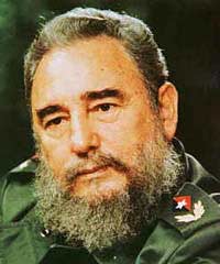 Fidel Castro mandatario de Cuba