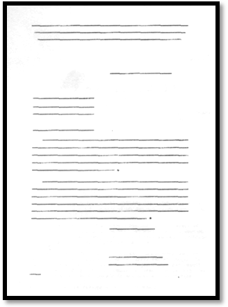 Resultado de imagen de Estilos de carta bloque, bloque extremo, semibloque, colgante