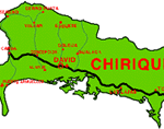 mapa político de Chiriquí mapa político de Chiriquí