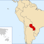 mapa político de Paraguay
