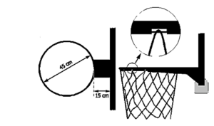 tablero minibaloncesto